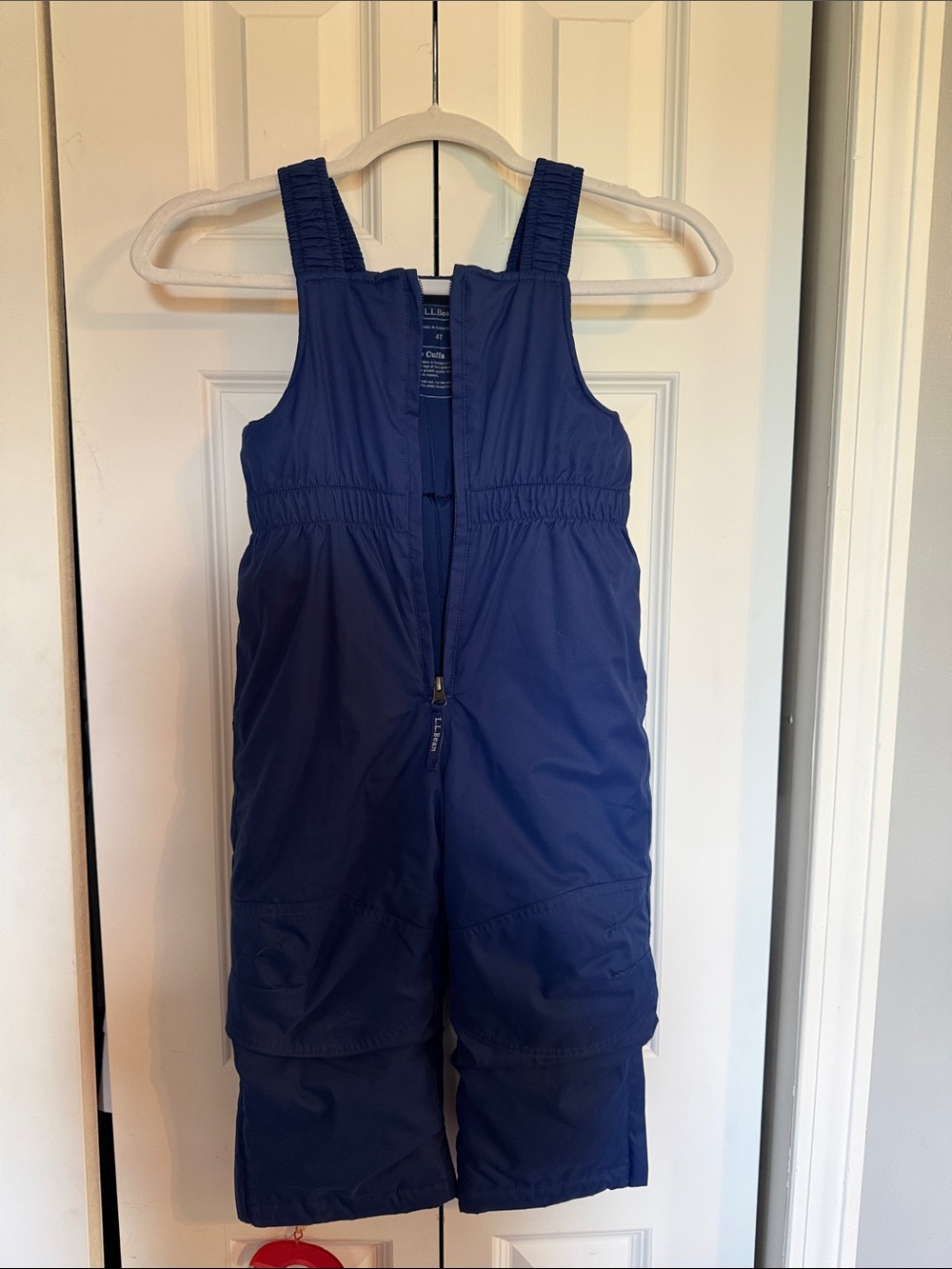 L.L. Bean Navy Blue Snow Bib Romper